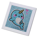 5D DIY Full Special Shaped Diamond Painting Animal Whale Cross Stitch Embroidery Kit - Aladdin Shoppers