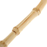 Maxbell 2pcs DIY Natural Bamboo Wooden Purse Bag Handle Handbag Replacement Crafts