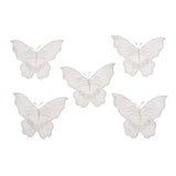 5Pcs Butterfly Lace Patch Dress Embossed Embroidery Appliques Sewing Craft - Aladdin Shoppers