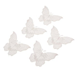 5Pcs Butterfly Lace Patch Dress Embossed Embroidery Appliques Sewing Craft - Aladdin Shoppers