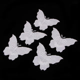 5Pcs Butterfly Lace Patch Dress Embossed Embroidery Appliques Sewing Craft - Aladdin Shoppers