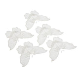5Pcs Butterfly Lace Patch Dress Embossed Embroidery Appliques Sewing Craft - Aladdin Shoppers