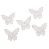 5Pcs Butterfly Lace Patch Dress Embossed Embroidery Appliques Sewing Craft - Aladdin Shoppers