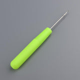 Green Flower Latch Hook Kit for DIY Pillow Cover Sofa Cushion Cover 40x40cm