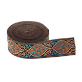 Maxbell 2 Pieces 5 Meters Jacquard Trim Sew Ribbon Fabric Ribbons for Sewing
