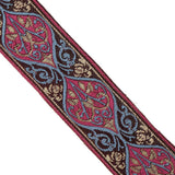 Maxbell 2 Pieces 5 Meters Jacquard Trim Sew Ribbon Fabric Ribbons for Sewing