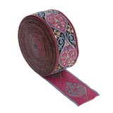 Maxbell 2 Pieces 5 Meters Jacquard Trim Sew Ribbon Fabric Ribbons for Sewing