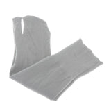 Maxbell 3 Pairs Split 2 Toe Flip Flop Socks Tabi/Ninja/Geta Socks Unisex Gray+Black