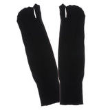 Maxbell 2 Pairs Split 2-Toe Flip Flop Socks Tabi / Ninja / Geta Socks Unisex Black