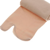 Maxbell 4 Pairs Flip Flop Socks Split 2 Toe Socks Sandals Ninja Slipper Nude Black