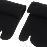 Maxbell 3 Pairs Split 2 Toe Flip Flop Socks Tabi/Ninja/Geta Socks Unisex Gray+Black