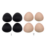 Maxbell 4 Pairs Female Bra Pad Inserts Push Up Sponge for Swimwear Sportwear 10m