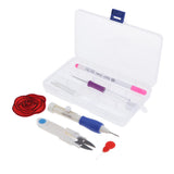 Maxbell Embroidery Pen Punch Needle Kit Set Tool for Threaders DIY Sewing Crafts