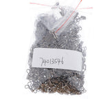 Maxbell 200 Pairs Metal Sewing Hooks and Eyes Closure for Bra and Clothing 1.6x0.9cm