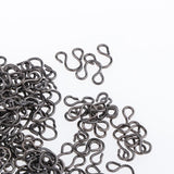 Maxbell 200 Pairs Metal Sewing Hooks and Eyes Closure for Bra and Clothing 1.6x0.9cm