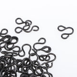 Maxbell 200 Pairs Metal Sewing Hooks and Eyes Closure for Bra and Clothing 2.5x1.3cm