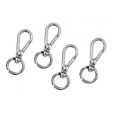 Maxbell 12 Metal Swivel Clasps Lanyard Snap Hook Lobster Claw Clasp Jewelry Findings