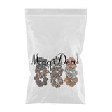 Maxbell 9x Lady Leopard Hair Scrunchies Rubber Hair Band Stretchable Hair Ties Ring