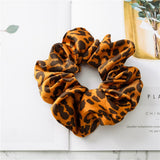Maxbell 9x Lady Leopard Hair Scrunchies Rubber Hair Band Stretchable Hair Ties Ring