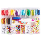 Maxbell Embroidery Thread String Kits with Box for Friendship Bracelet String Making