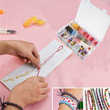 Maxbell Embroidery Thread String Kits with Box for Friendship Bracelet String Making