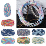 Maxbell Cloth Fabric Yarn Polyester Strip Cushion Blanket Knitting Craft Crochet 45