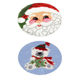 Maxbell Latch Hook Rug Kit Crocheting Yarn Cushion Mat DIY Thread Carpet Craft Bear