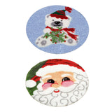 Maxbell Latch Hook Rug Kit Crocheting Yarn Cushion Mat DIY Thread Carpet Craft Bear