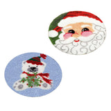 Maxbell Latch Hook Rug Kit Crocheting Yarn Cushion Mat DIY Thread Carpet Craft Bear