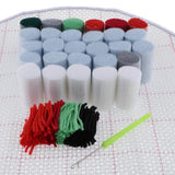 Maxbell Latch Hook Rug Kit Crocheting Yarn Cushion Mat DIY Thread Carpet Craft Bear