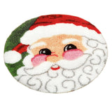 Maxbell Latch Hook Rug Kit Crocheting Yarn Cushion Mat DIY Thread Carpet Craft Santa