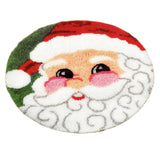 Maxbell Latch Hook Rug Kit Crocheting Yarn Cushion Mat DIY Thread Carpet Craft Santa