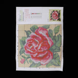 Maxbell 2 Pieces Flower Pattern Latch Hook Kits Pillow Case Cushion Cover