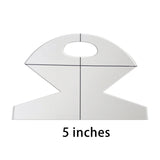 Maxbell 3 PCS Acrylic Bowl Wrap Cookies Basket Template for Sewing Patchwork Rulers