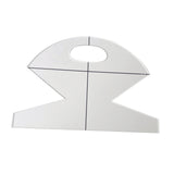 Maxbell 3 PCS Acrylic Bowl Wrap Cookies Basket Template for Sewing Patchwork Rulers
