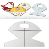 Maxbell 3Pieces Acrylic Bowl Wrap Cookies Basket Template for Sewing Patchwork Ruler