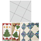Maxbell 3 Pcs Square Quilting Template Quilter Ruler Fabric Cutting Rulers