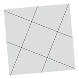 Maxbell 3 Pcs Square Quilting Template Quilter Ruler Fabric Cutting Rulers