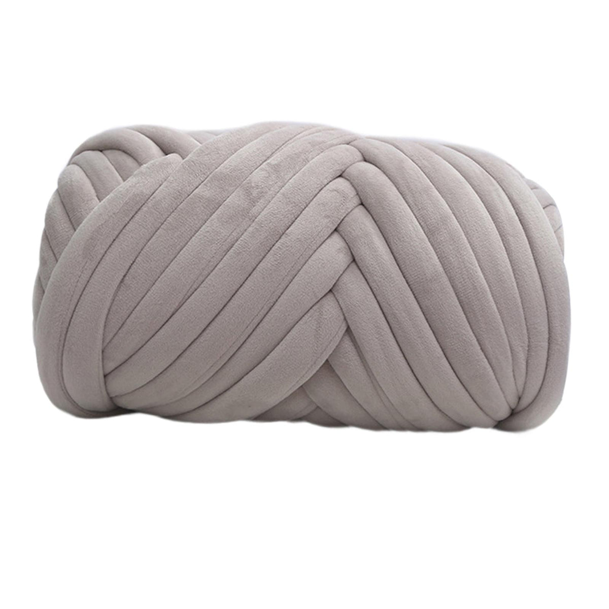Maxbell 500G Velvet Bulky Chunky Yarn Arm Knitting Cushion Blanket Weaving Throw Light Blue