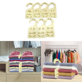 Maxbell 7Pcs Baby Closet Dividers Hanger Dividers Infant Wardrobe Divider for Gifts