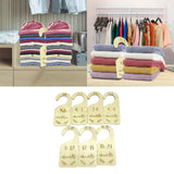 Maxbell 7Pcs Baby Closet Dividers Hanger Dividers Infant Wardrobe Divider for Gifts