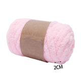 Maxbell 2xThick Chunky Yarn Hand Knitting DIY Weight Yarn for Throw Rug Making Weaving light pink
