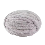 Maxbell 3xThick Chunky Yarn Polyester Yarn for Knitted Blanket Weaving Rug Making Light Gray