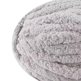 Maxbell 3xThick Chunky Yarn Polyester Yarn for Knitted Blanket Weaving Rug Making Light Gray