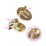 Maxbell 3x6Pcs Handbag Lock Clasp Purse Closure Fasteners for Handbags Bag Making