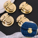 Maxbell 3x6Pcs Handbag Lock Clasp Purse Closure Fasteners for Handbags Bag Making