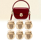 Maxbell 4x6Pcs Handbag Lock Clasp Purse Closure Fasteners for Handbags Bag Making