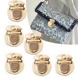 Maxbell 2x6Pcs Handbag Lock Clasp Purse Closure Fasteners for Handbags Bag Making