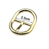 Maxbell Single Prong Belt Buckle Metal Center Bar Buckles for Webbing Bags Waistband