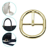 Maxbell Single Prong Belt Buckle Metal Center Bar Buckles for Webbing Bags Waistband